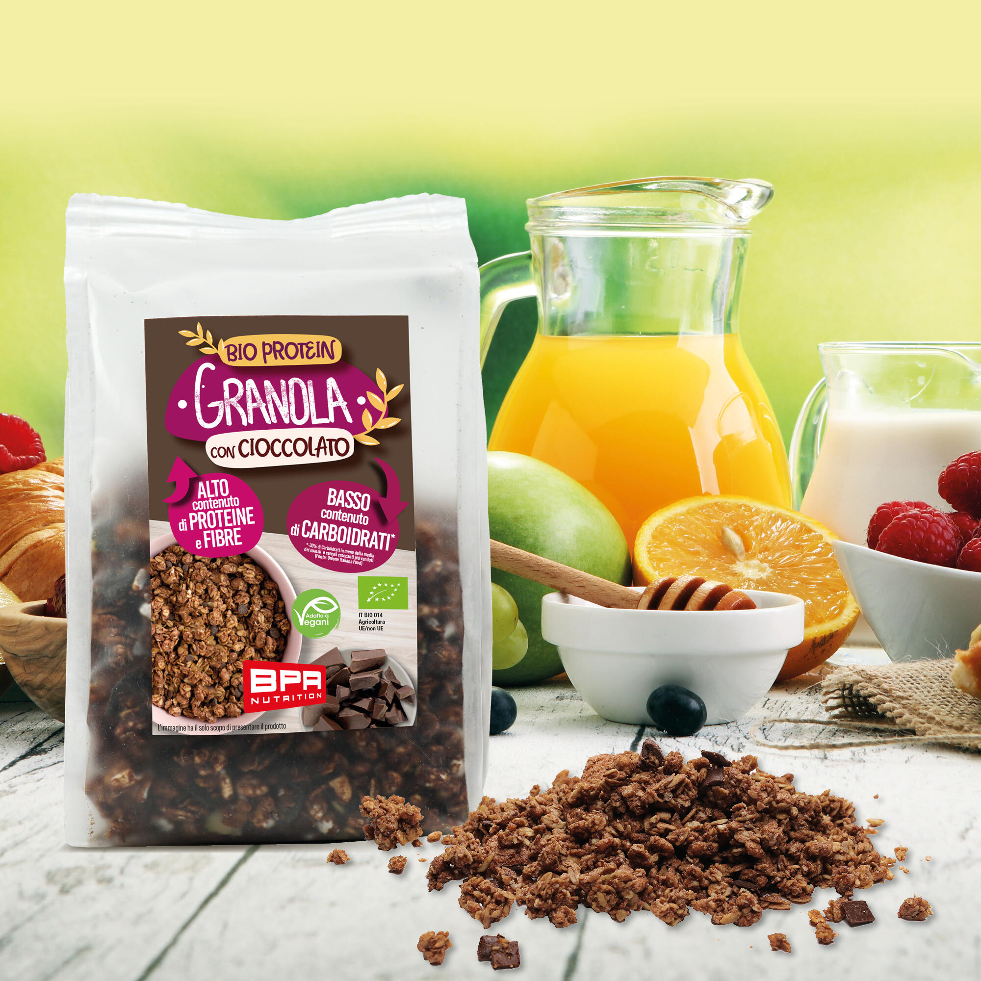 Granola Proteica Bio Cioccolato BPR 2/2