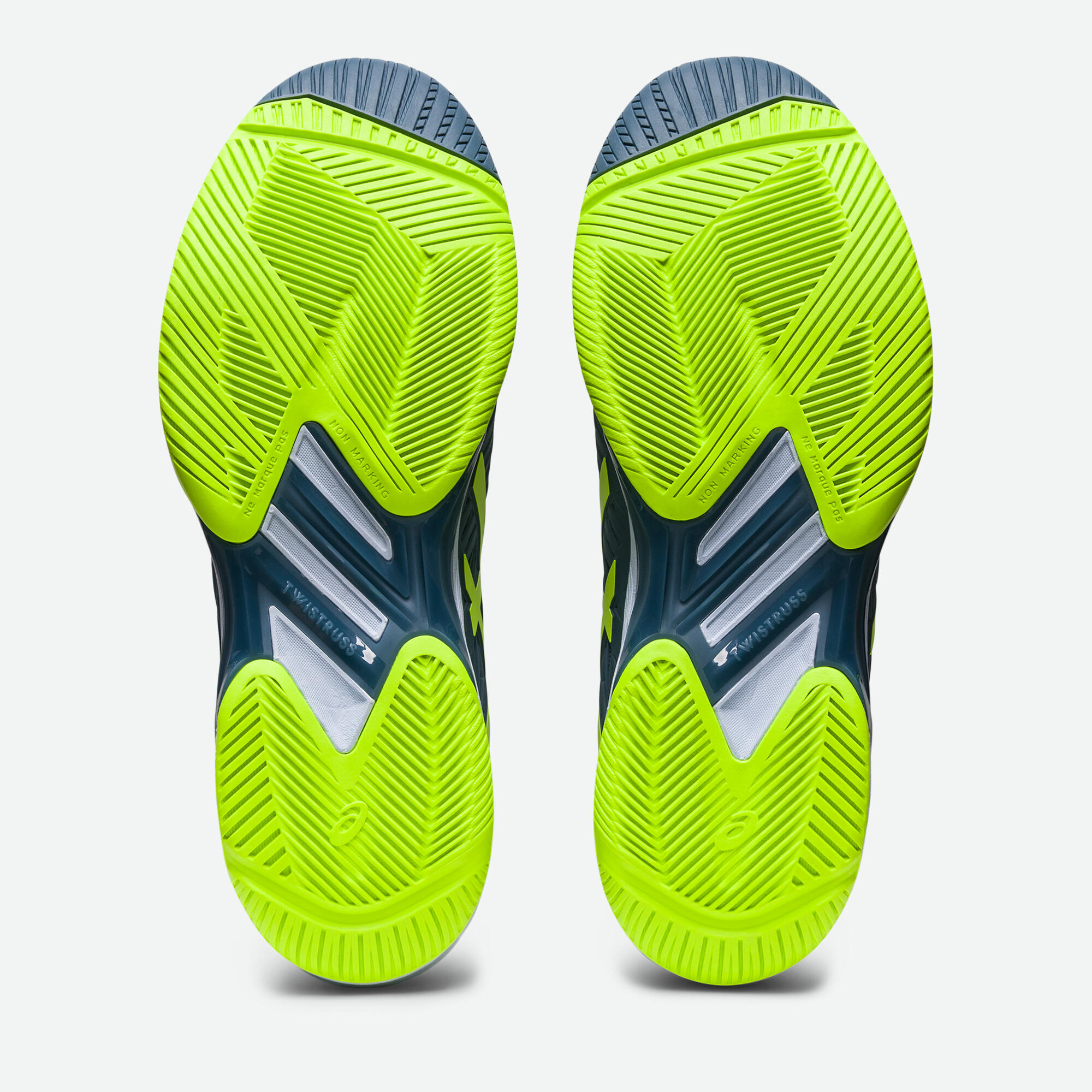 Men's Tennis Multicourt Shoes Gel-Solution Speed FF 2 - Grey/Green 4/9