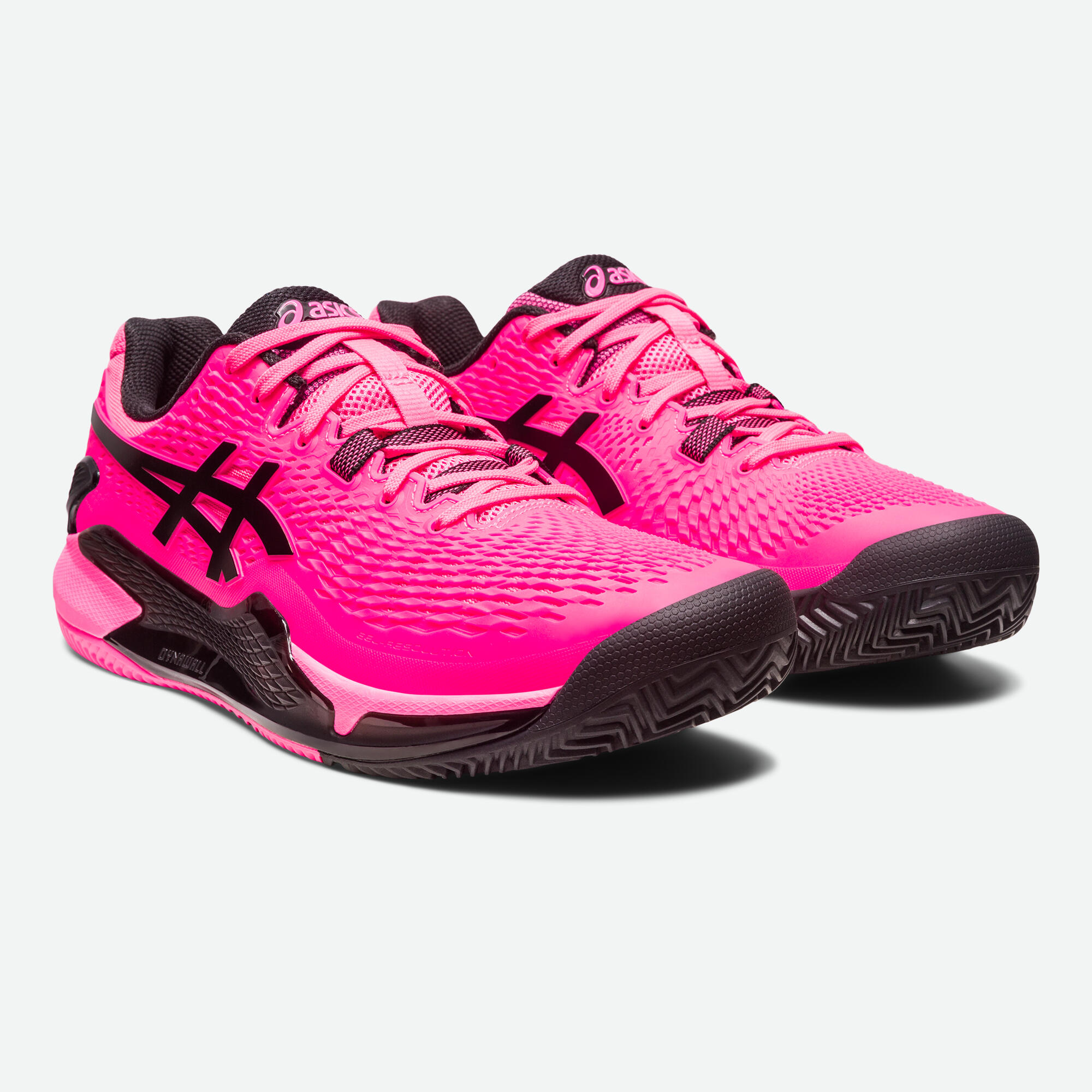 Men's Clay Court Tennis Shoes Gel-Resolution 9 - Pink 3/11