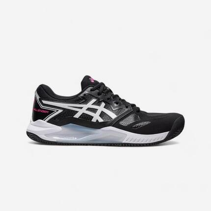 Zapatillas de tenis hombre tierra batida - Asics Gel Challenger 13 Negro blanco