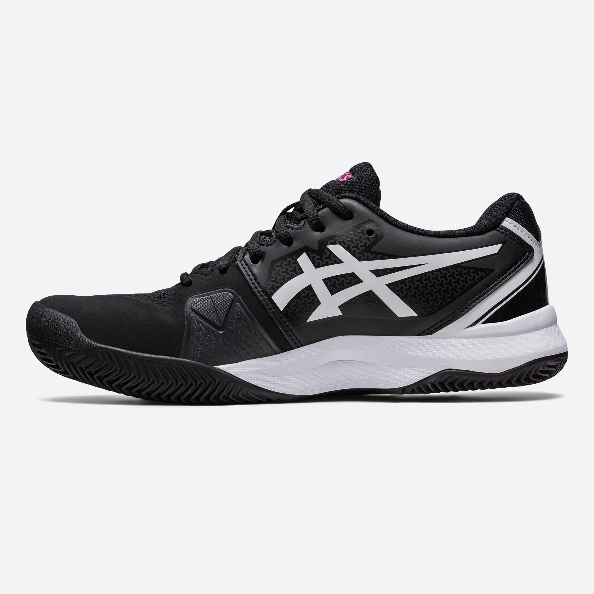 Zapatillas de tenis hombre tierra batida - Asics Gel Challenger 13 Negro blanco 2/10