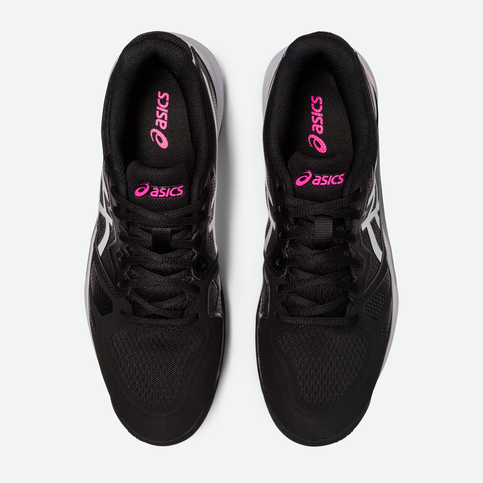 Zapatillas de tenis hombre tierra batida - Asics Gel Challenger 13 Negro blanco 8/10