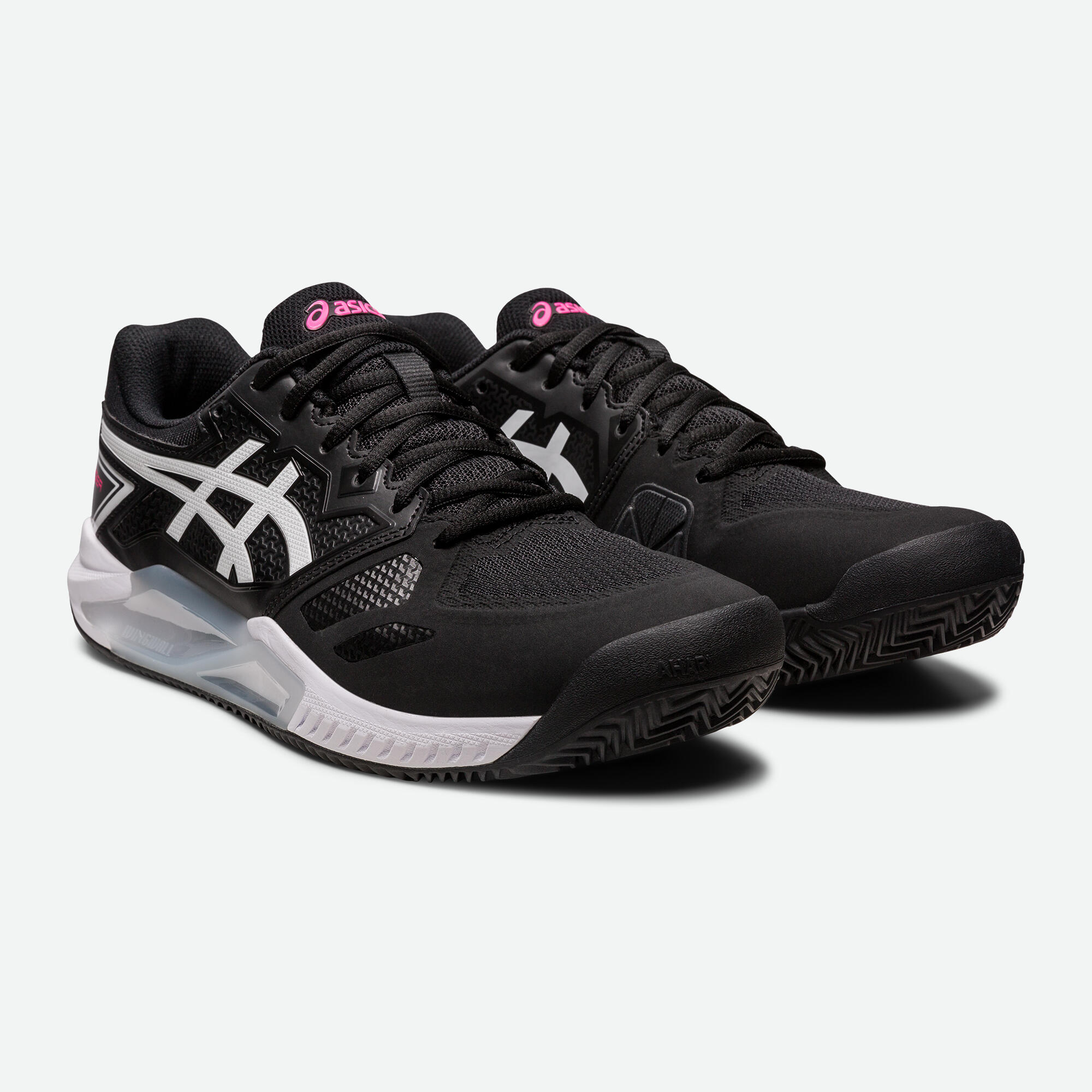 Zapatillas de tenis hombre tierra batida - Asics Gel Challenger 13 Negro blanco 4/10