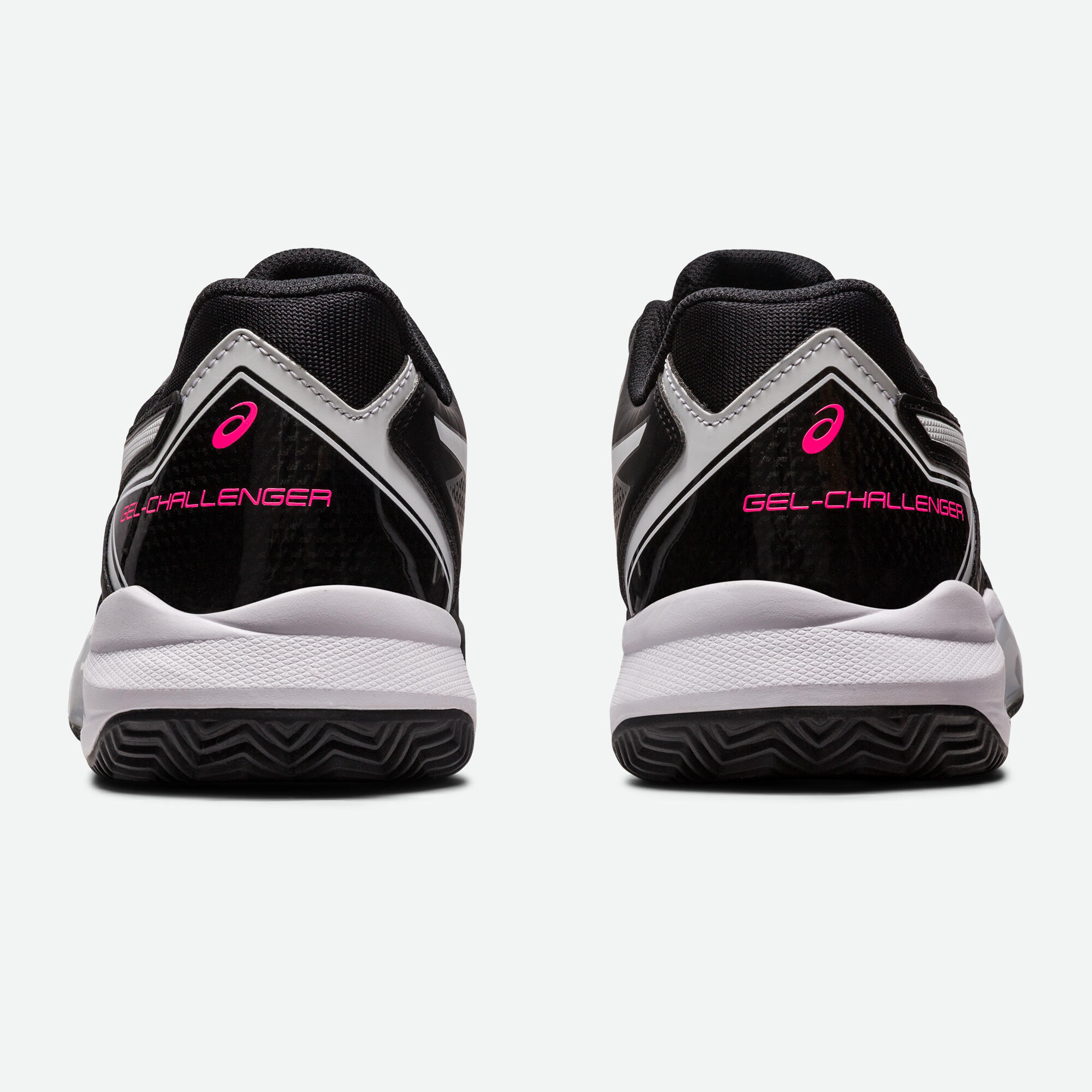 Zapatillas de tenis hombre tierra batida - Asics Gel Challenger 13 Negro blanco 7/10