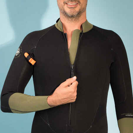 MEN’S SEA WALKING NEOPRENE WETSUIT 4/3 BLACK