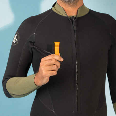 MEN’S SEA WALKING NEOPRENE WETSUIT 4/3 BLACK