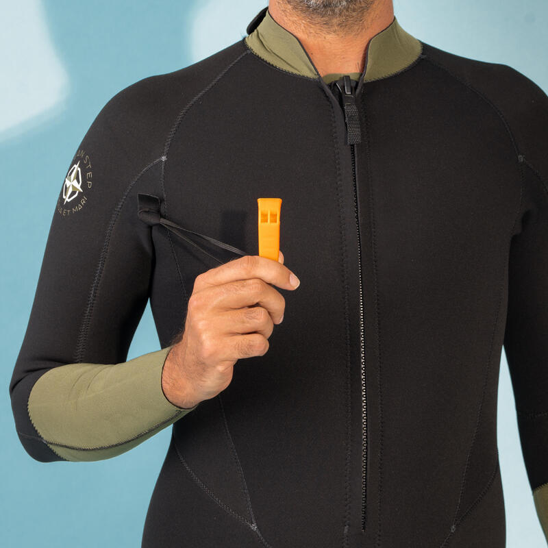 Fato de neoprene 4/3 de Marcha aquática Homem Preto