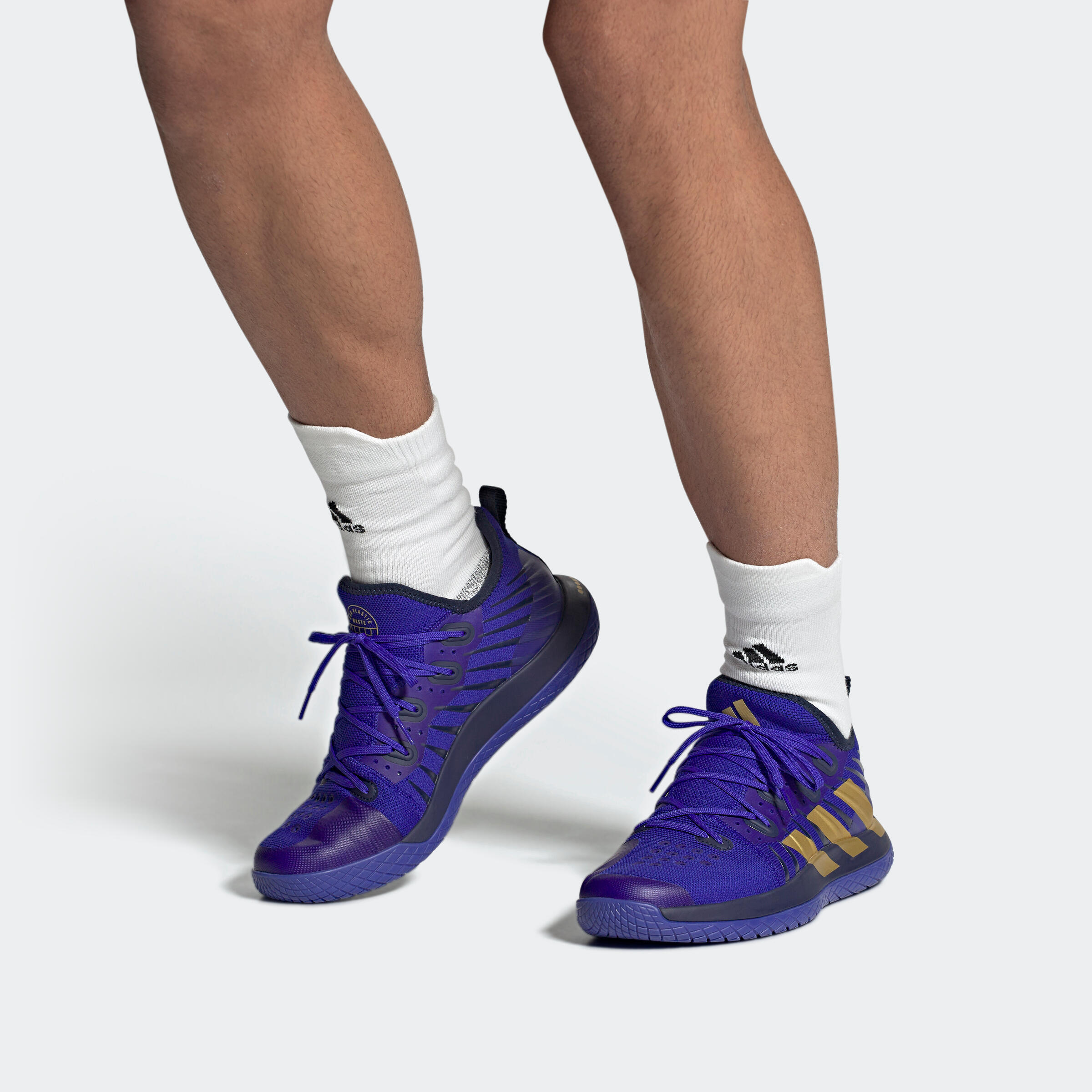 Scarpe sport indoor uomo Adidas STABIL NEXT GEN blu ADIDAS | DECATHLON