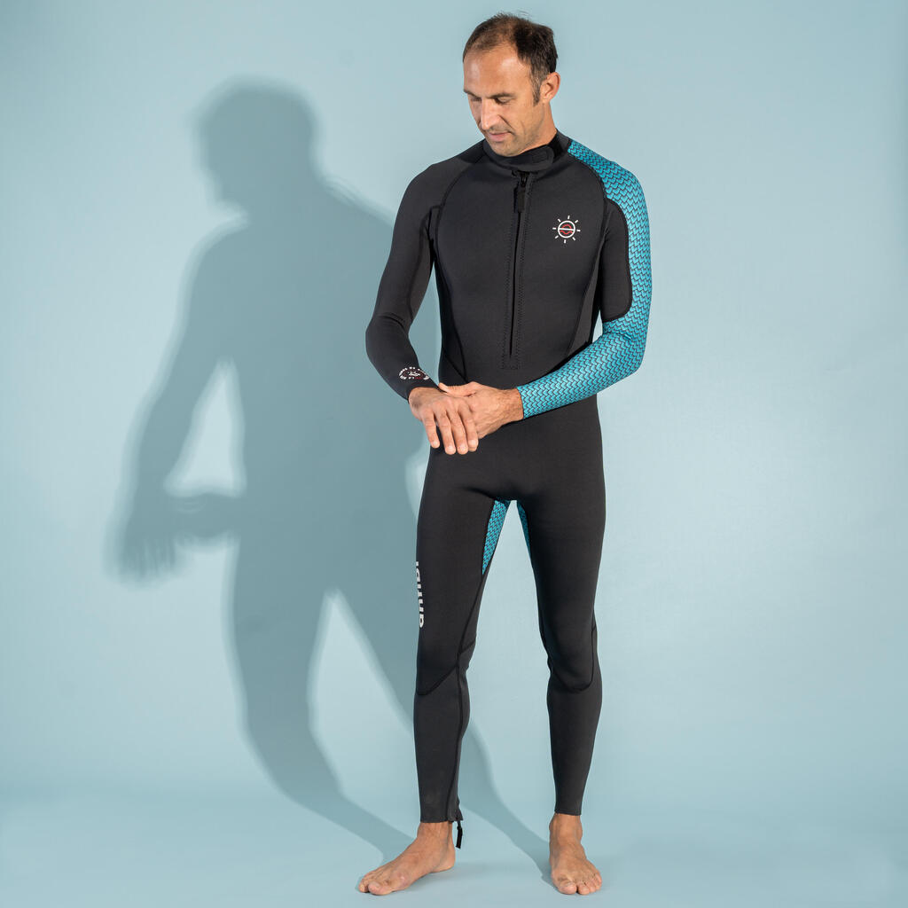 MEN’S SEA WALKING NEOPRENE WETSUIT 3/2 BLACK