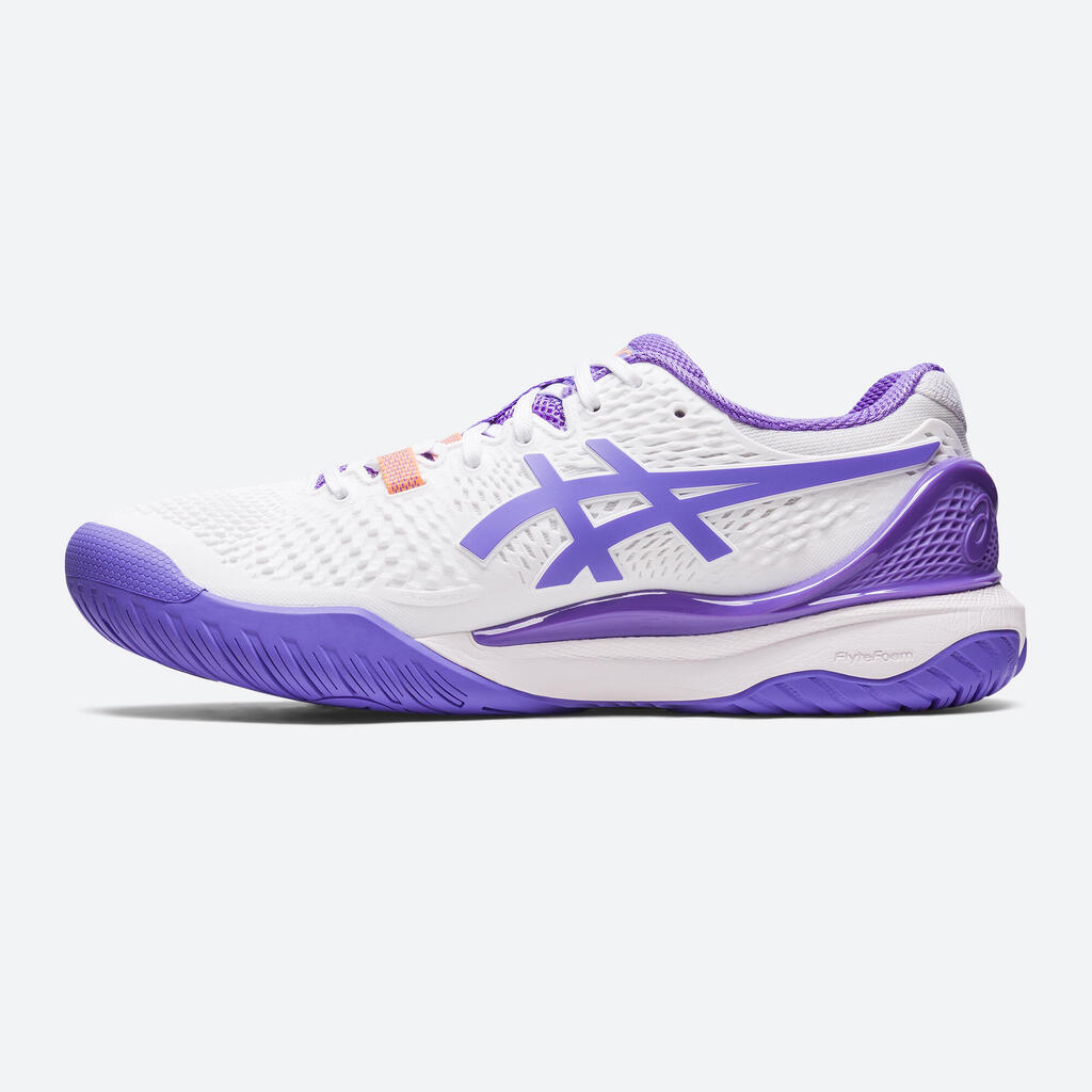 Women's Multicourt Tennis Shoes Gel Resolution 9 - White/Mauve