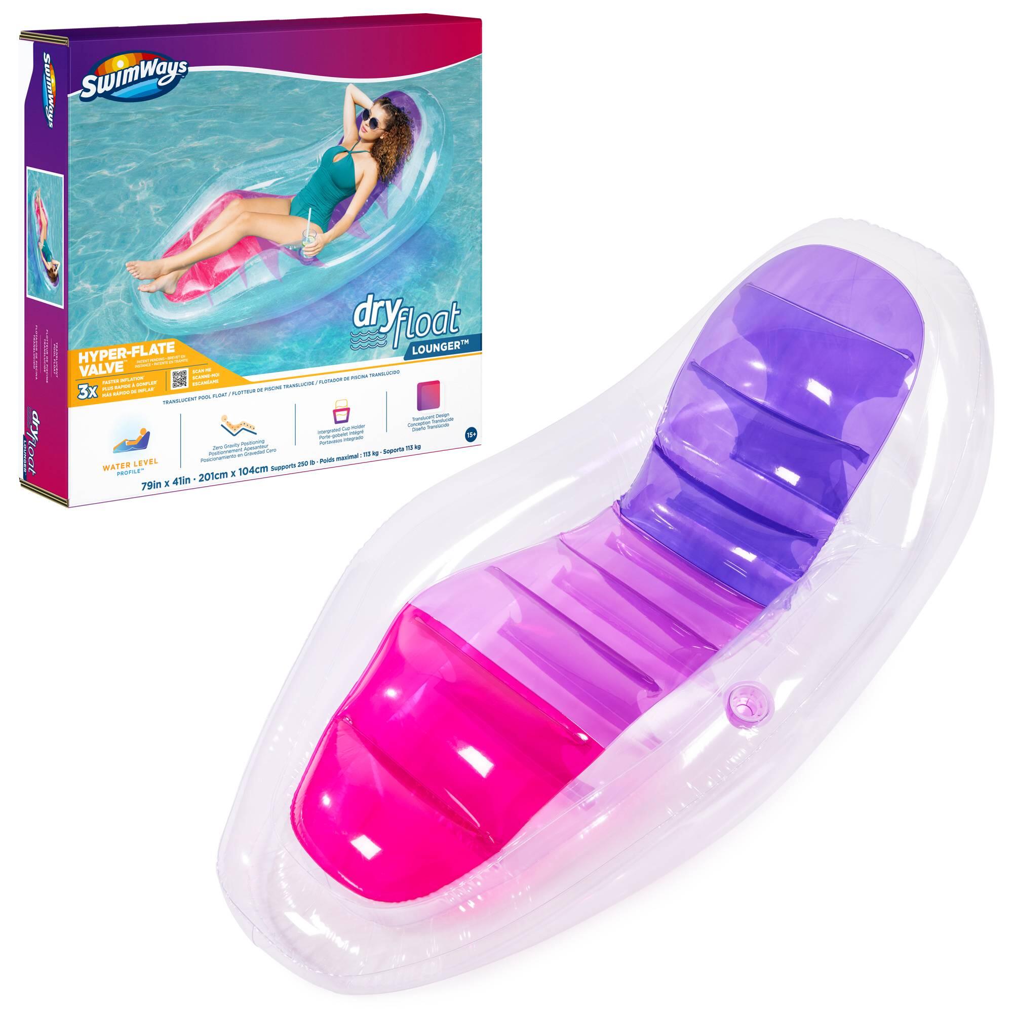 Swimways Dry Float- Lay-Z Lounger - Orchid