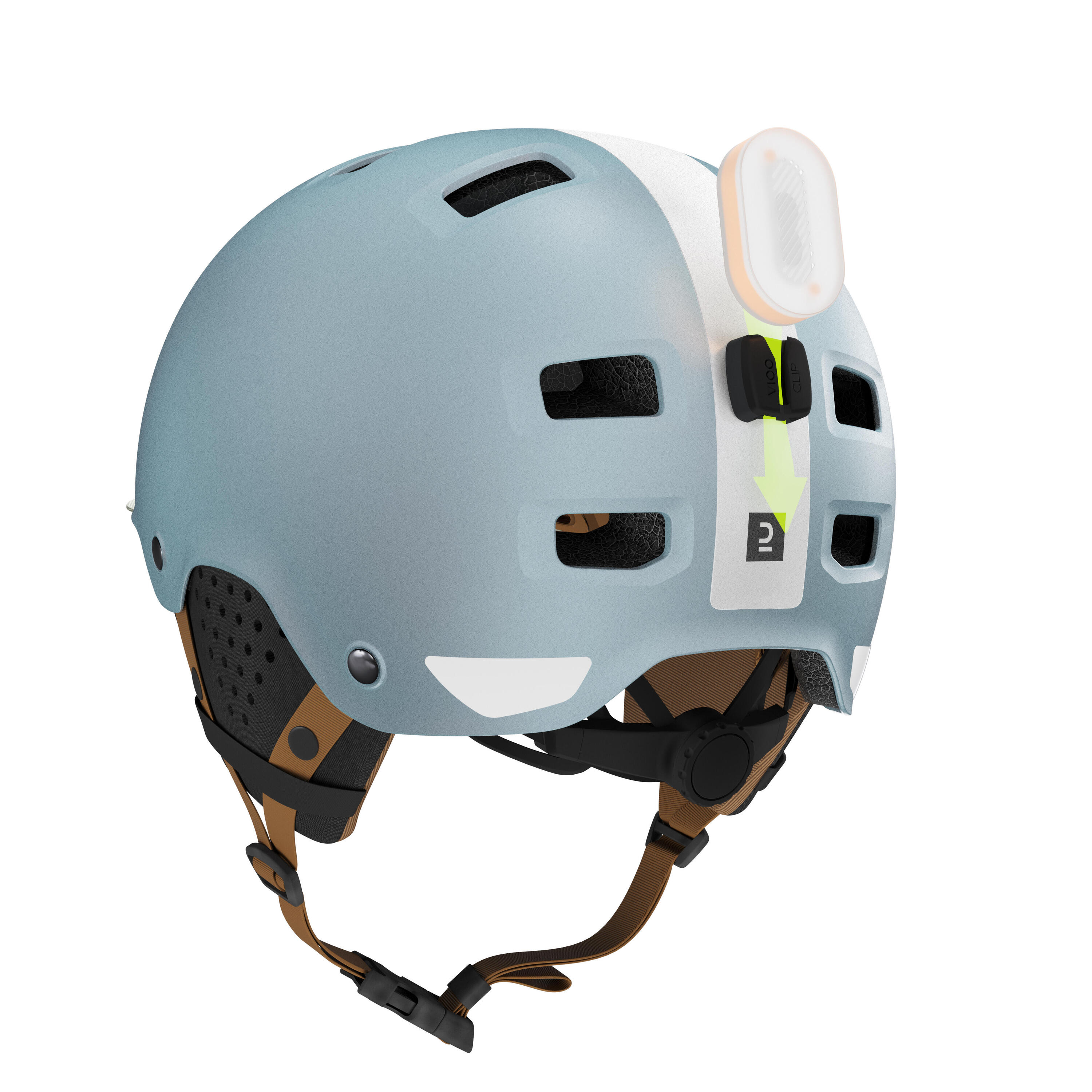 City Cycling Bowl Helmet 540 - Blue/Reflective 6/11