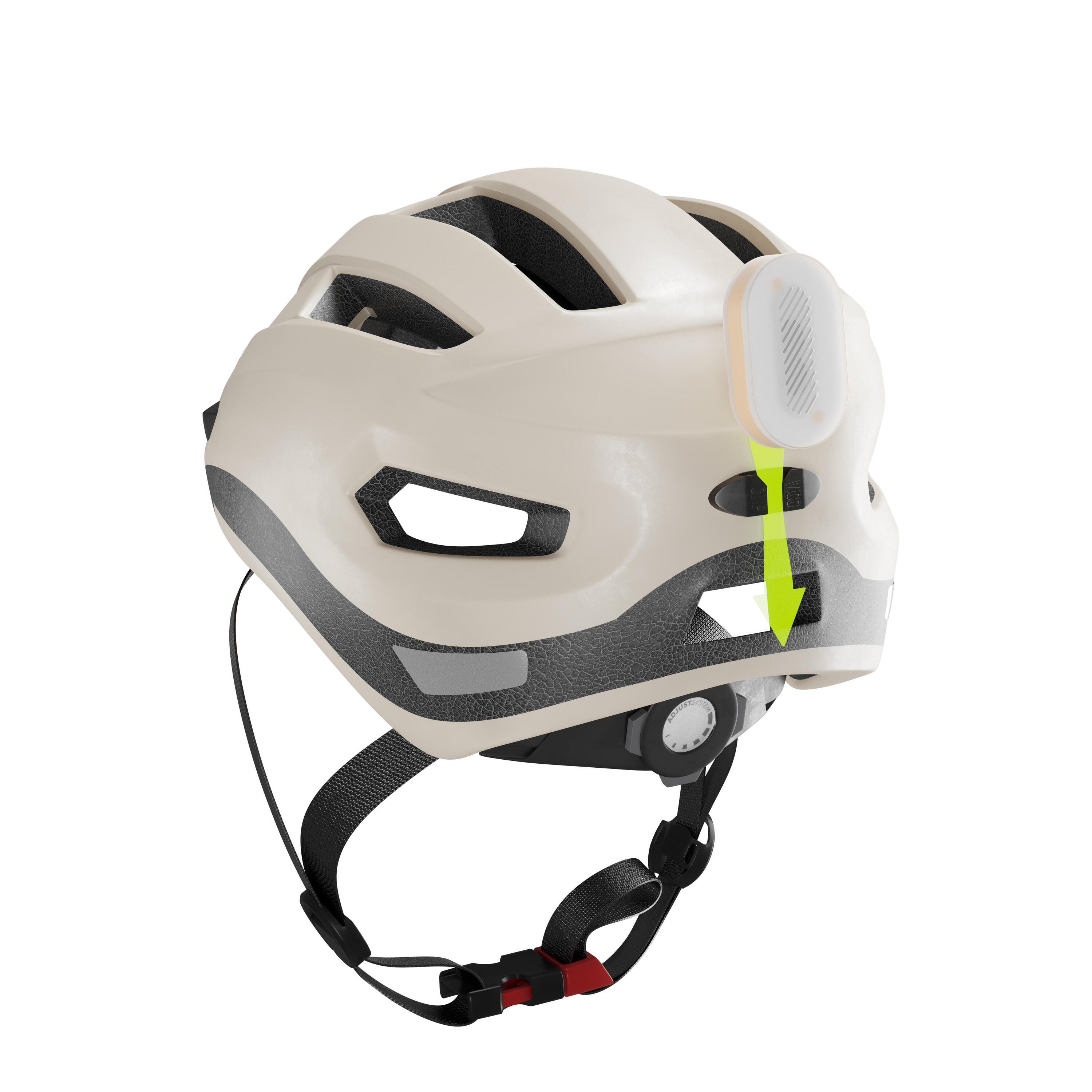 City Cycling Helmet 500 - Beige 4/6