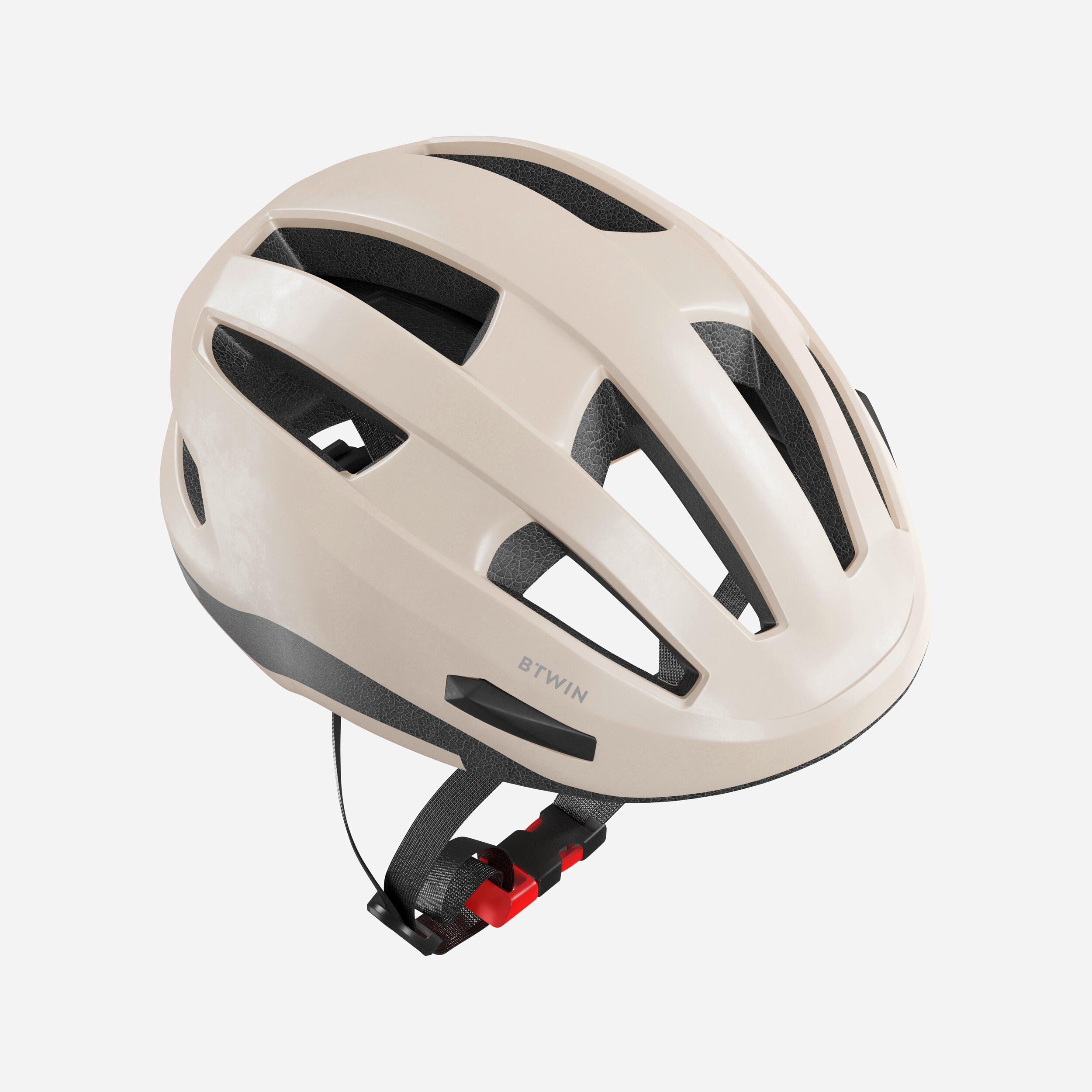 BTWIN City Cycling Helmet 500 - Beige