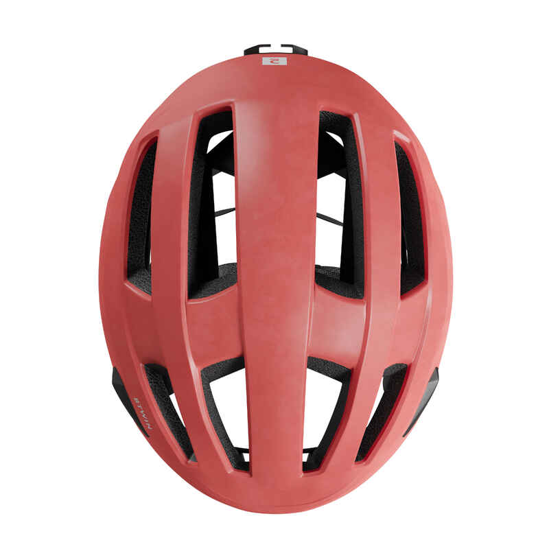 500 City Cycling Helmet Red Decathlon