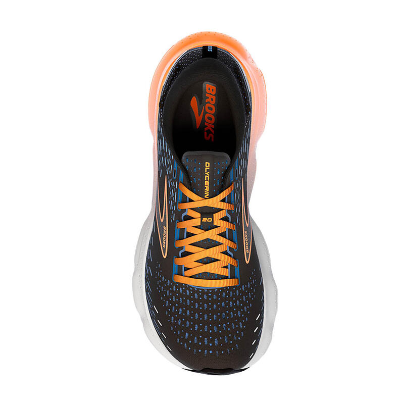 Chaussures running Homme - Brooks Glycerin 20 noir orange