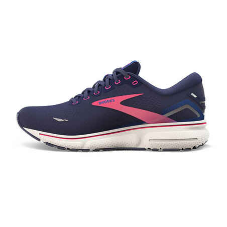 Brooks Ghost 15 Women's Running Shoes - blue/pink