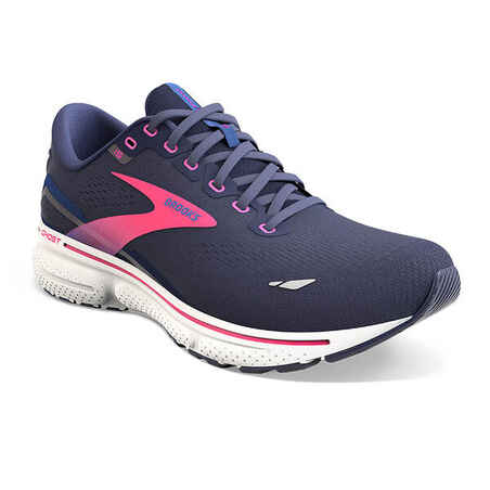 Brooks Ghost 15 Women's Running Shoes - blue/pink