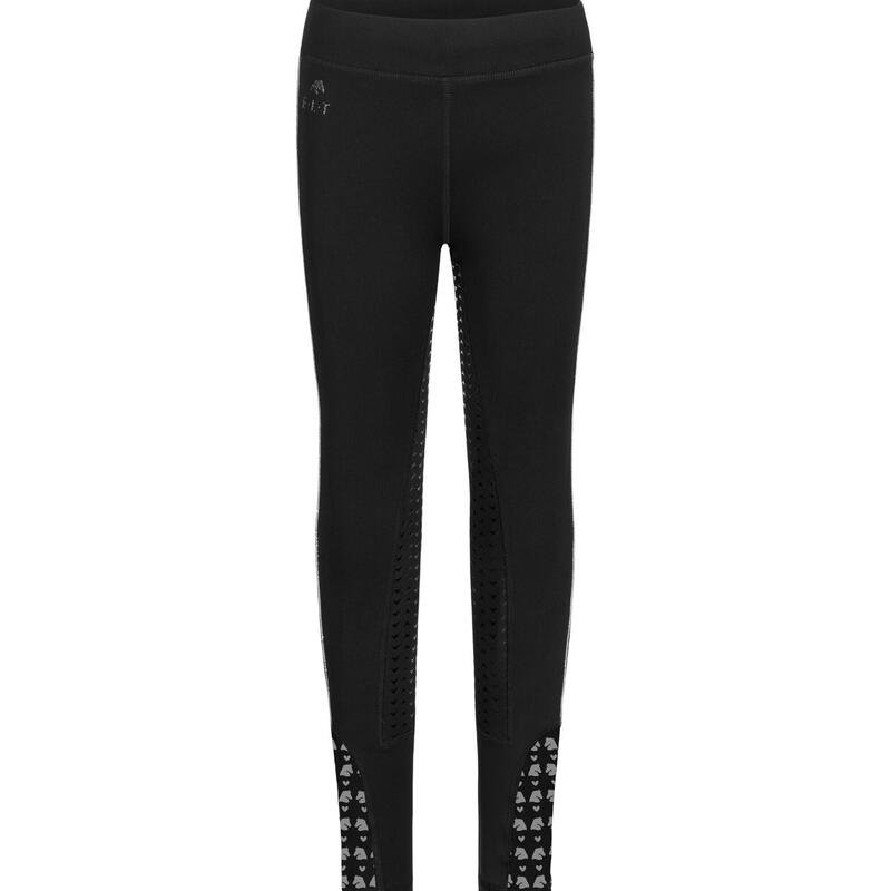 Reitleggins Kinder Lucky Denali schwarz