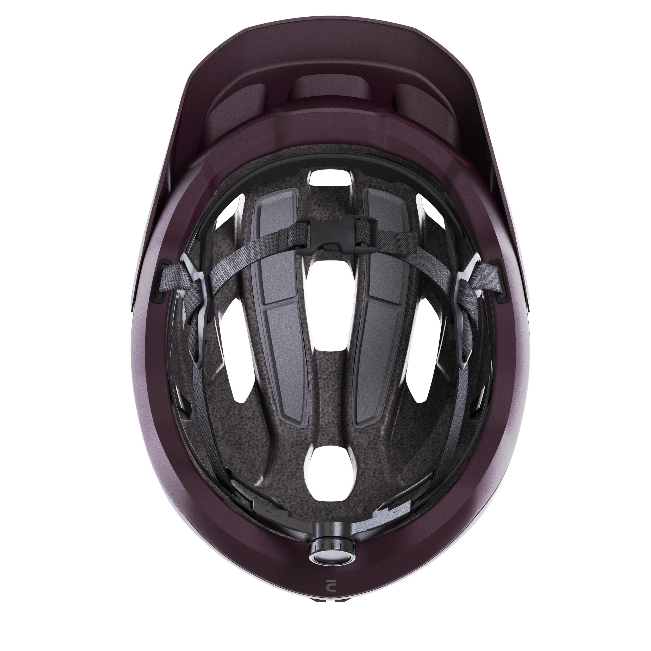 Mountain Bike Helmet EXPL 500 - Burgundy 16/18