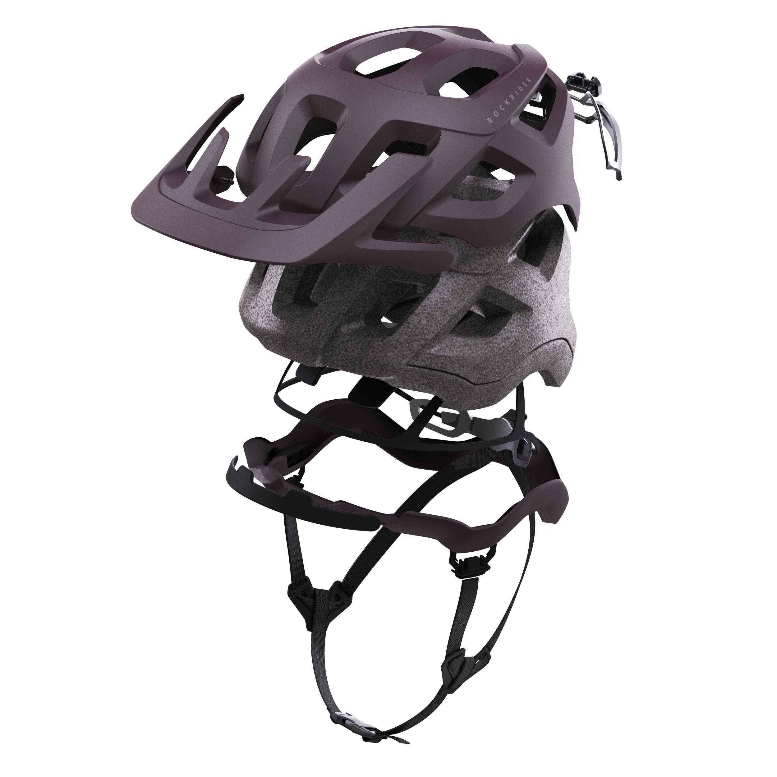 Mountain Bike Helmet EXPL 500 - Burgundy 11/23