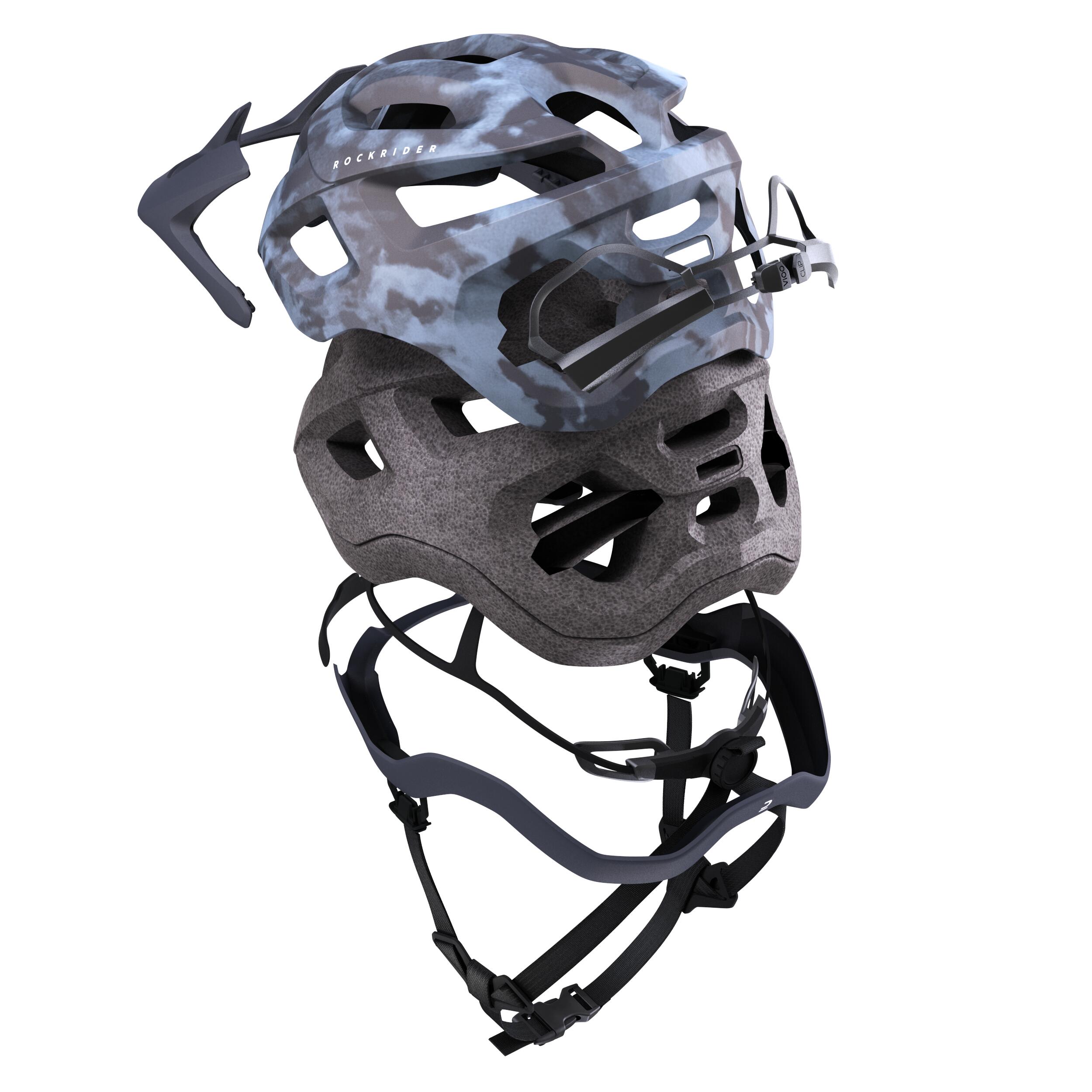 Mountain Bike Helmet EXPL 500 - Graphic Blue 16/17