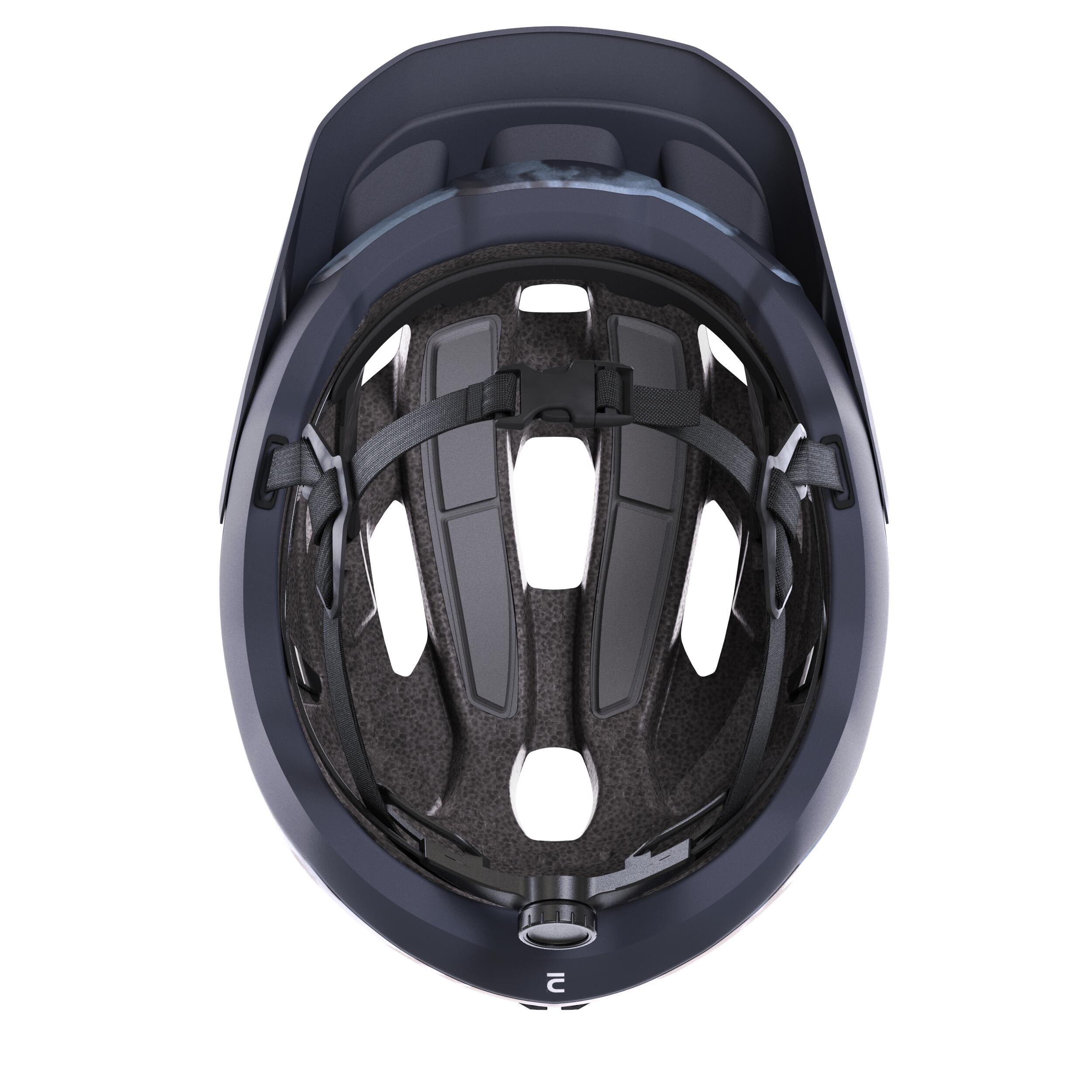 Mountain Bike Helmet EXPL 500 - Graphic Blue 15/17
