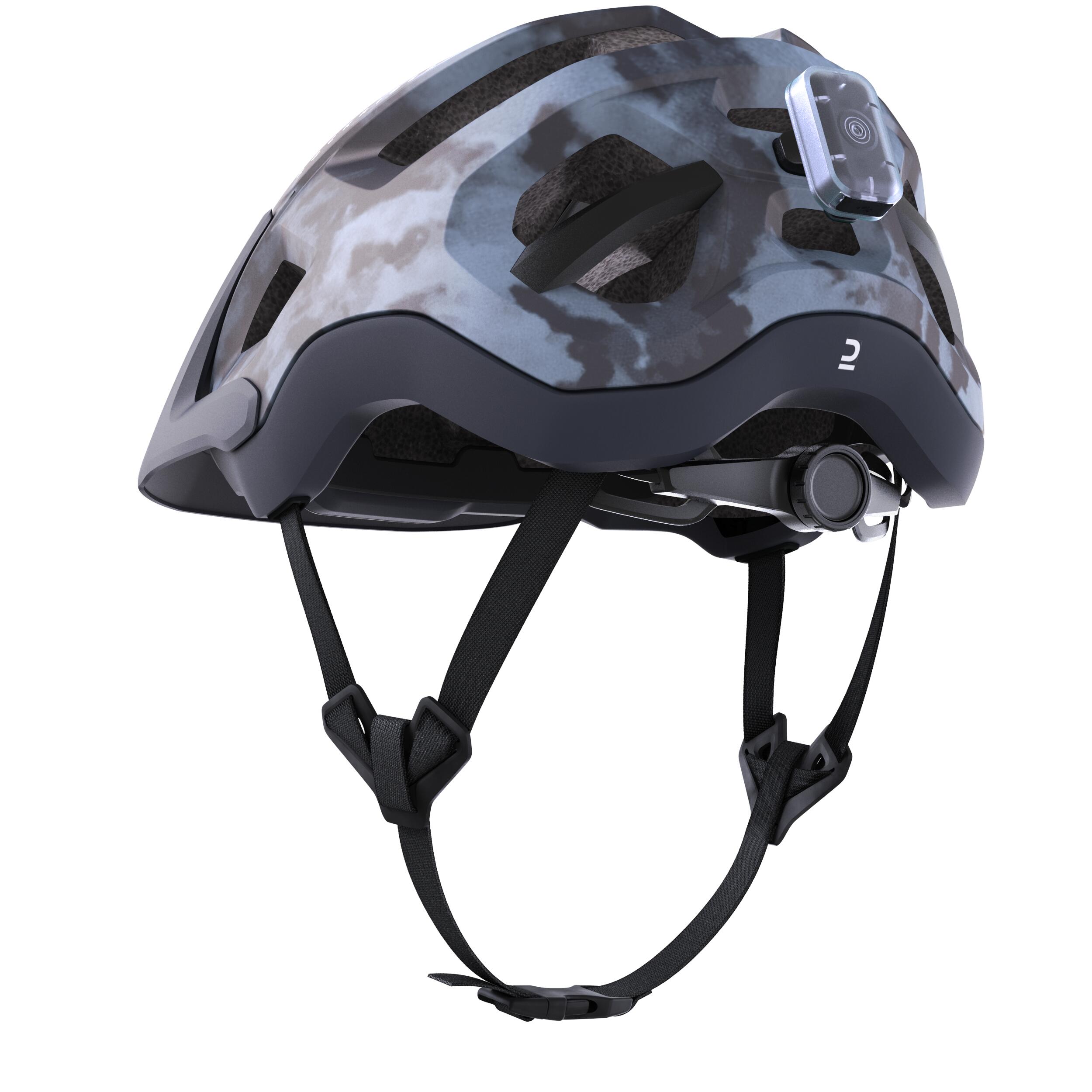 Mountain Bike Helmet EXPL 500 - Graphic Blue 12/17