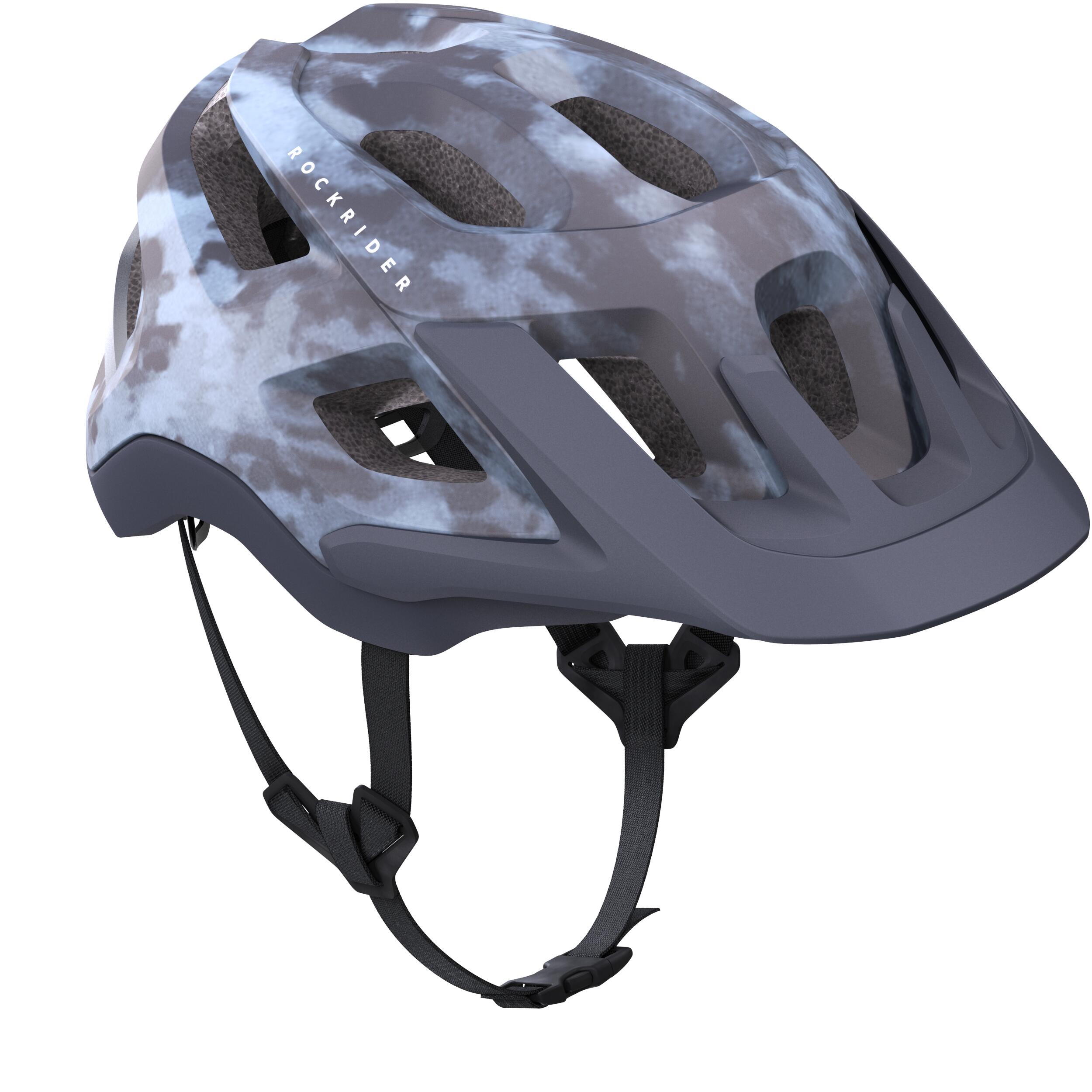 Mountain Bike Helmet EXPL 500 - Graphic Blue 10/17