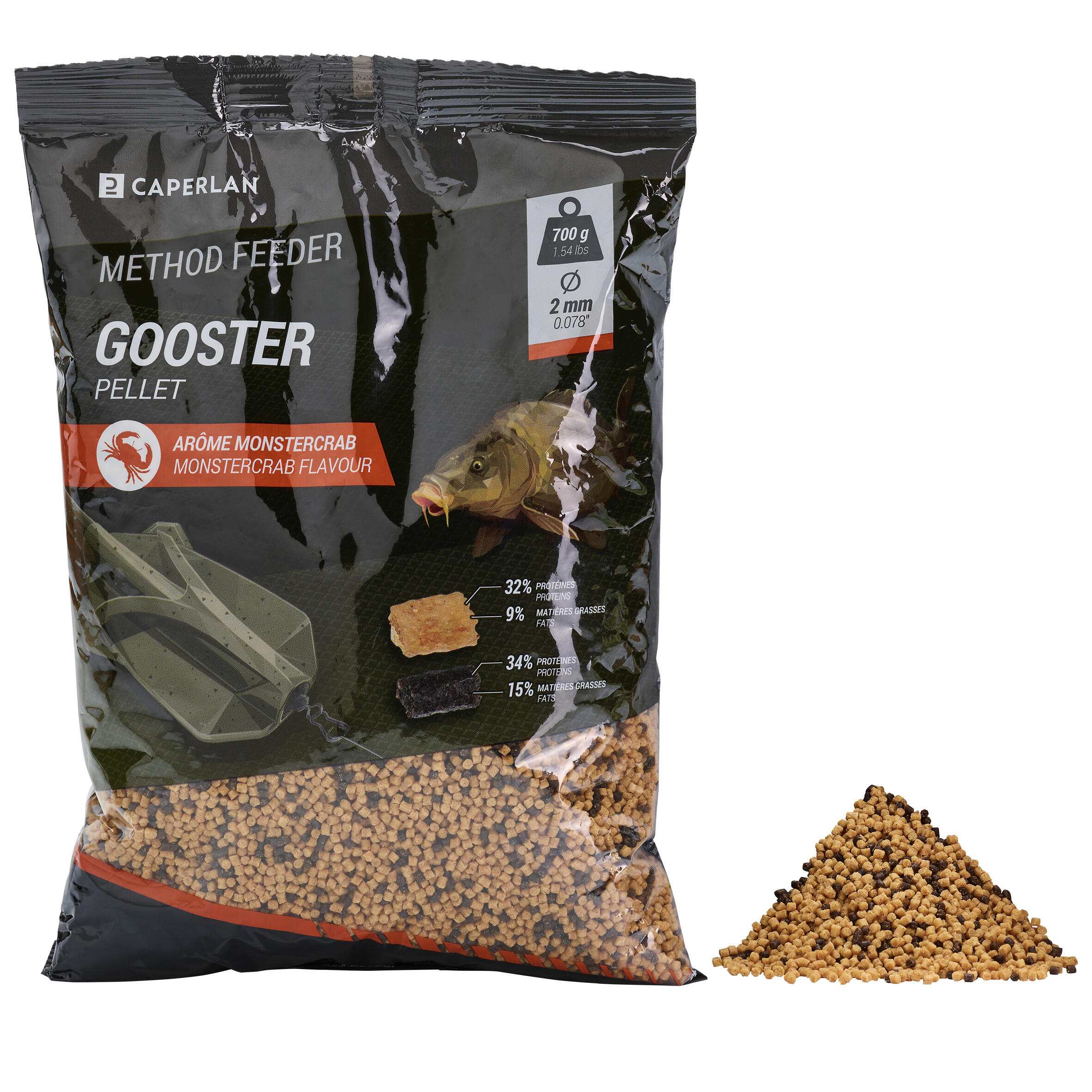 Method pellet feeder Gooster monstercrab 700g 1/5