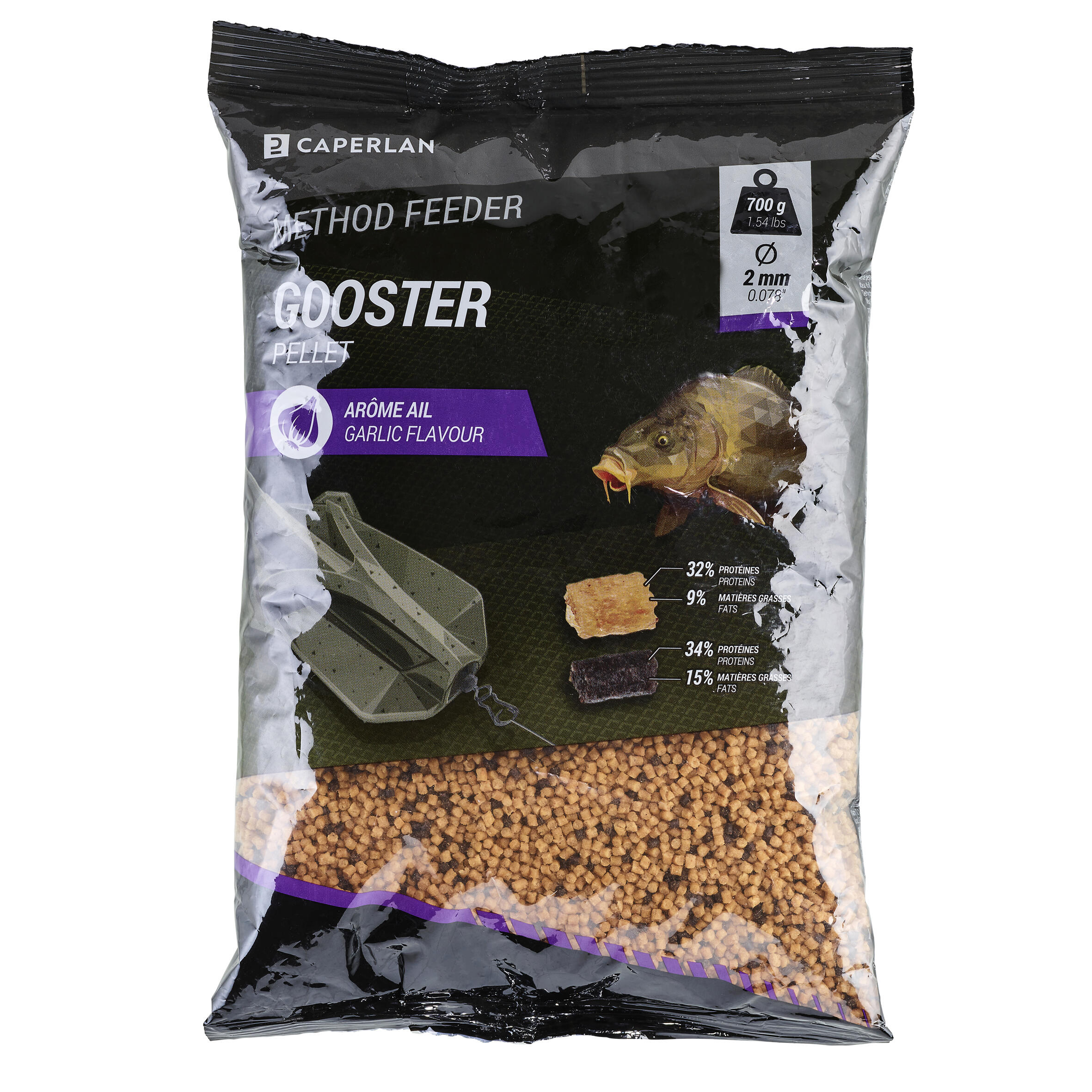 Method pellet feeder Gooster garlic 700g 3/5