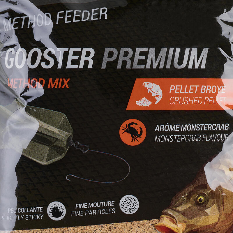 Nadă Gooster Premium Method Mix Monstercrab 1 kg