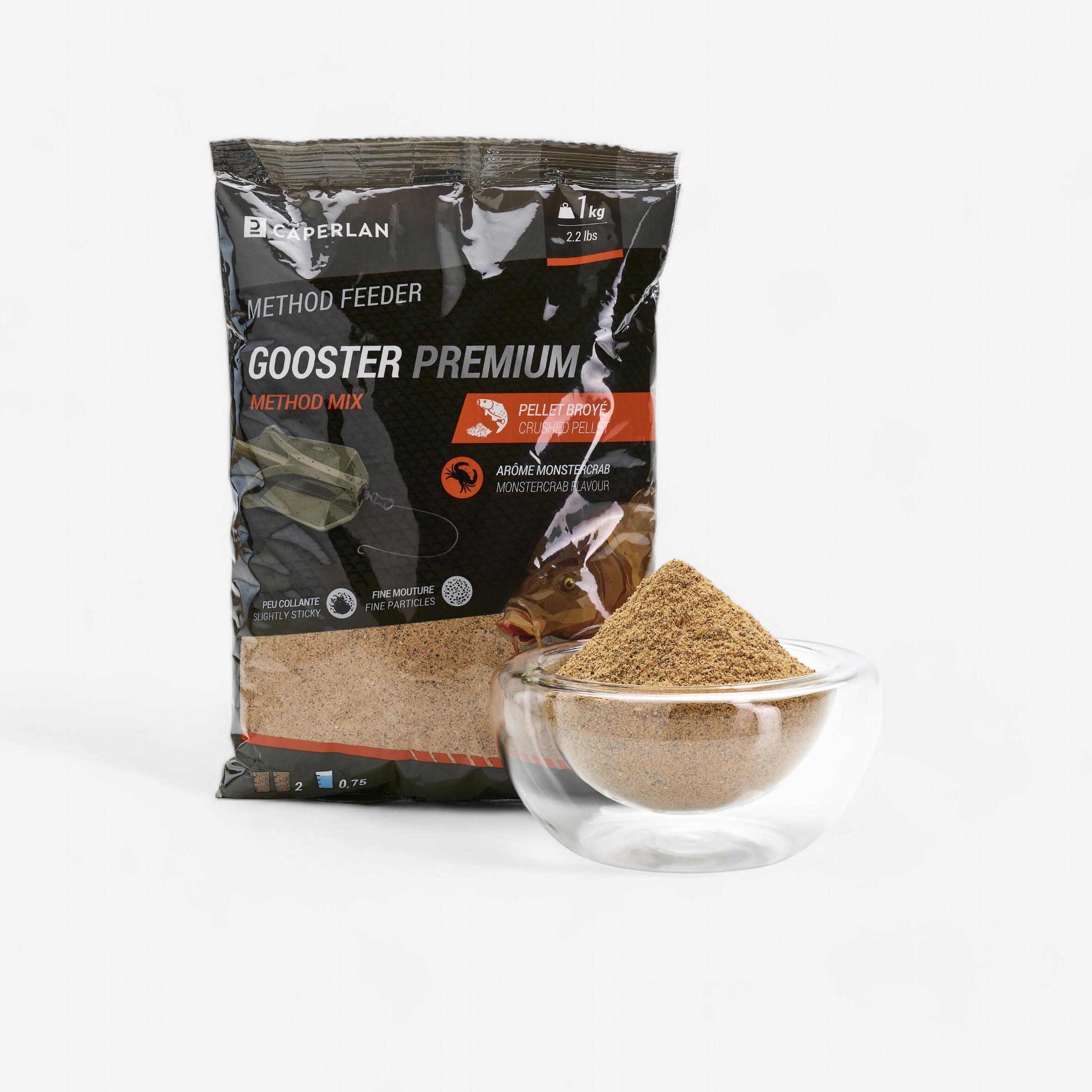 Caperlan - Amorce Gooster Premium Method Mix Monstercrab 1kg - Amorce - Peche - - 1 Kg - Decathlon