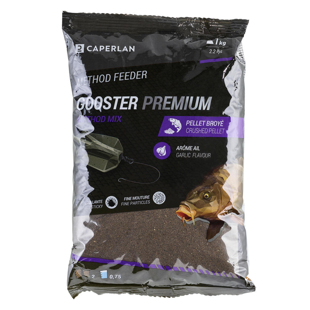 Krmivo Gooster Premium Method Mix cesnak 1 kg