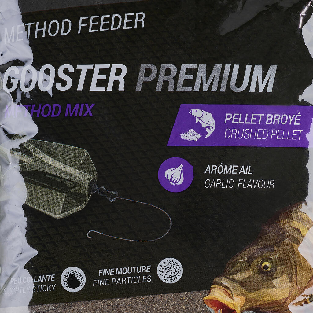 Krmivo Gooster Premium Method Mix cesnak 1 kg