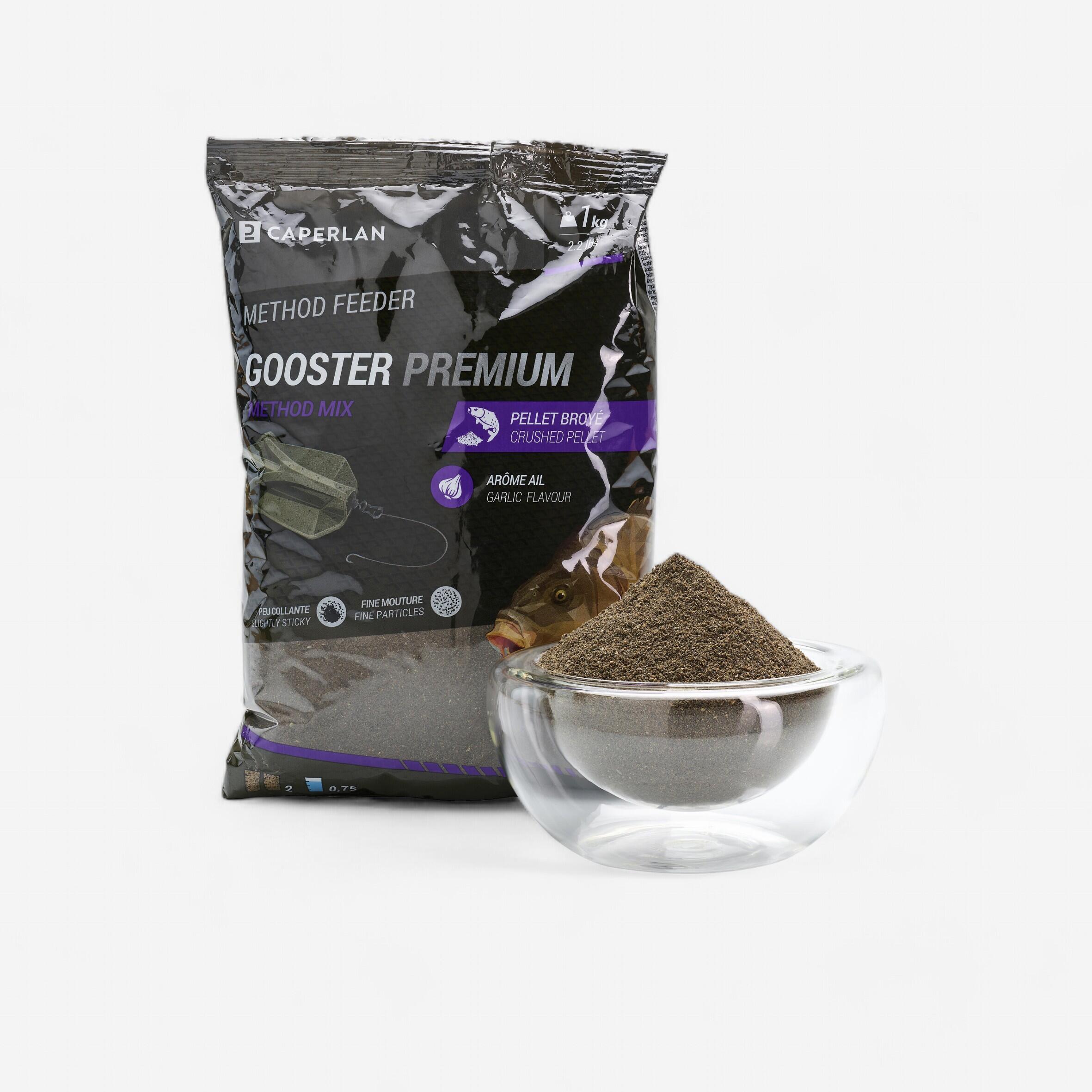 Caperlan - Amorce Gooster Premium Method Mix Ail 1kg - Amorce - Peche - - 1 Kg - Decathlon