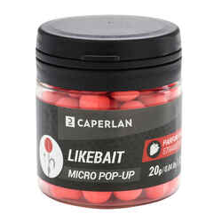 Micro boilie pop ups Likebait strawberry 20g