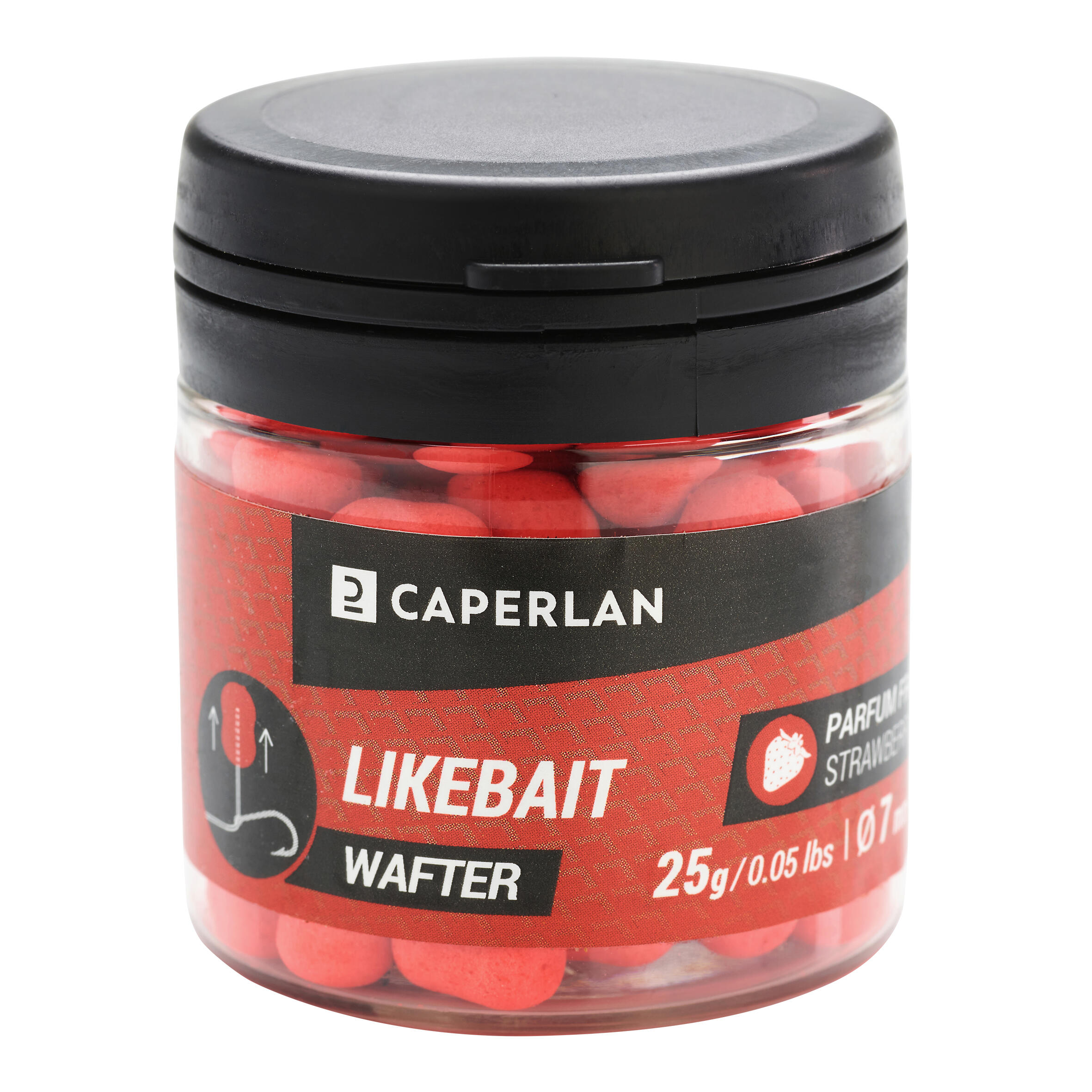 Likebait Dumbell wafter aardbei 25 g 3/5