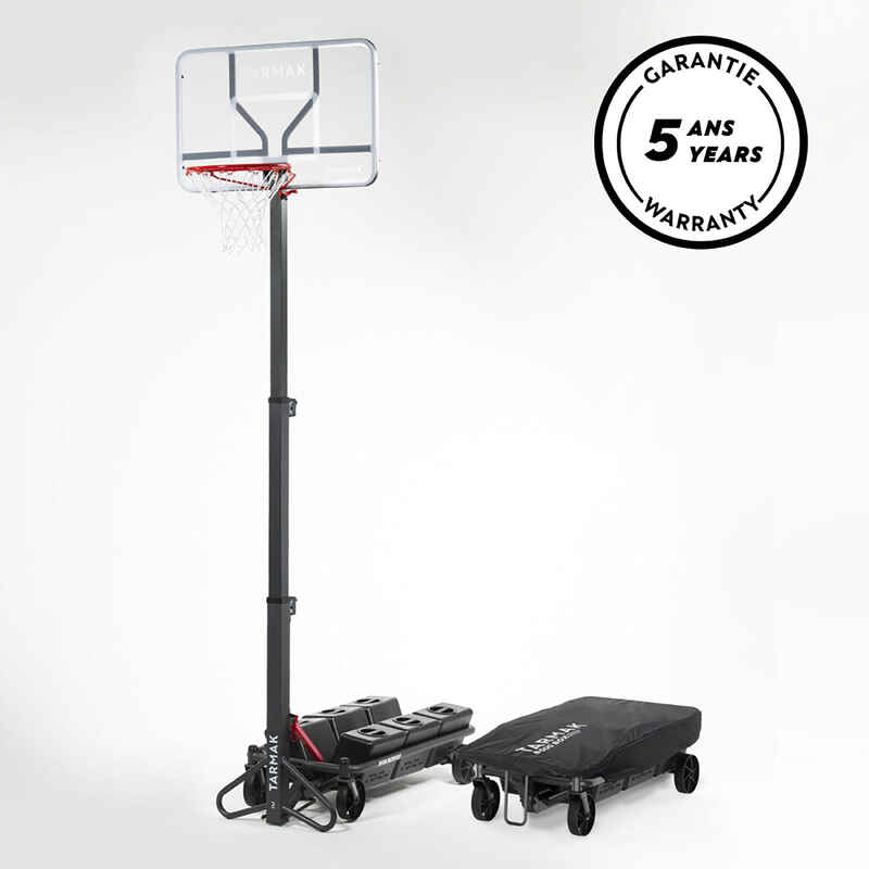 Adjustable (2.40m to 3.05m) Folding Basketball Hoop B500 Easy Box