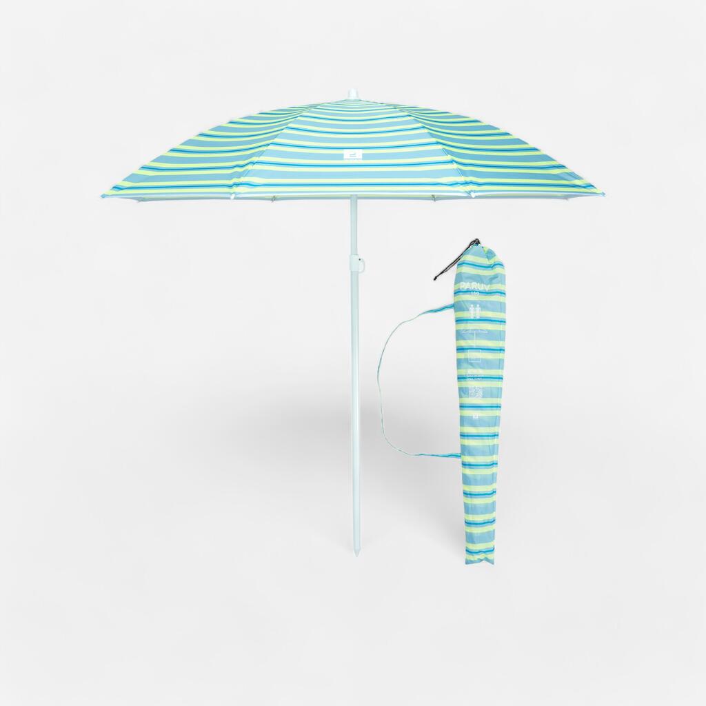 BEACH PARASOL PARUV 160 UPF 50+ 2 PLACES - striped PRINT