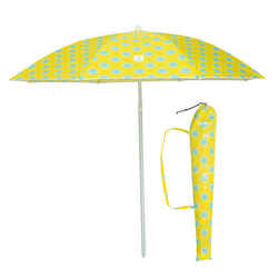 PARUV 160 BEACH PARASOL UPF 50+ 2 PLACES - YELLOW PRINT