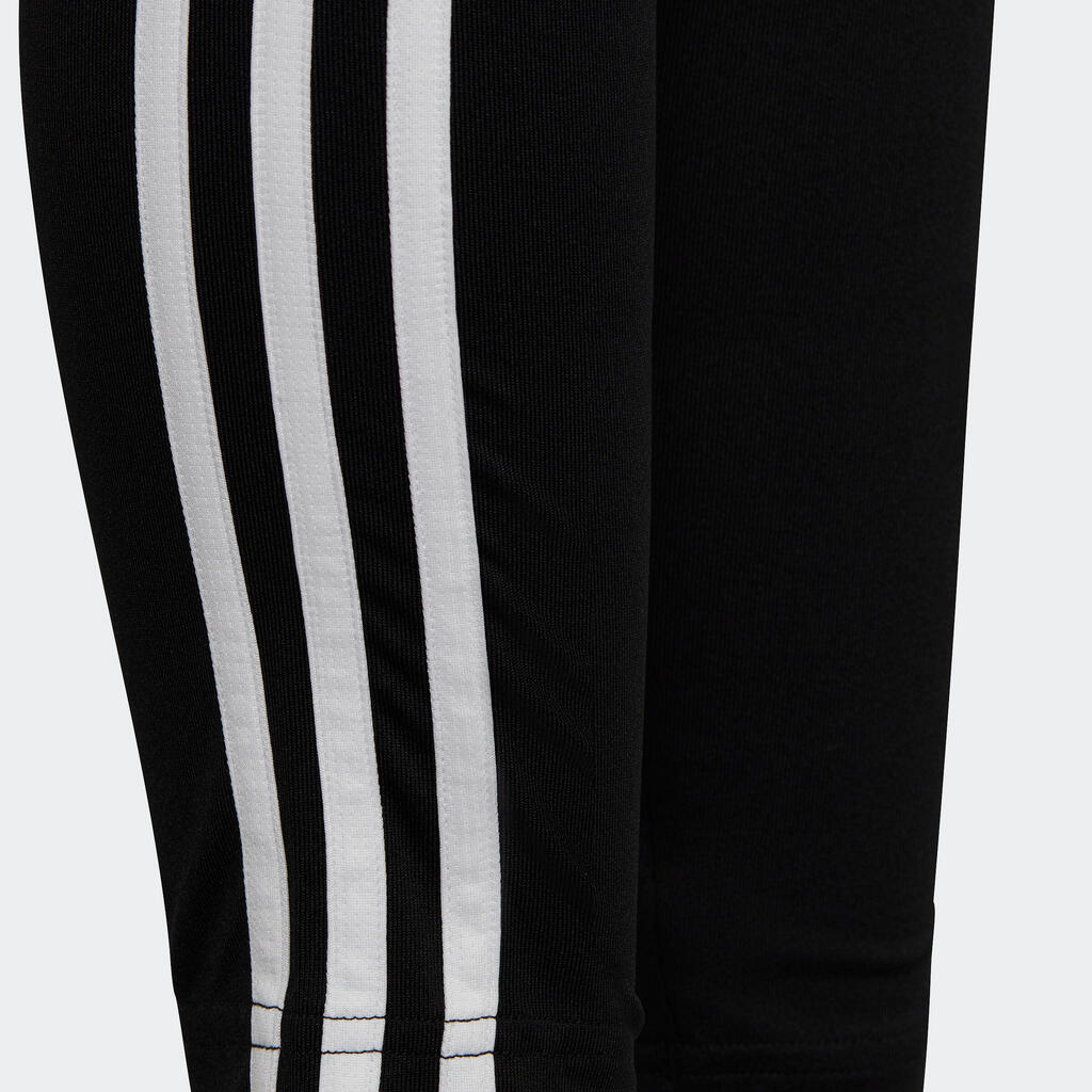 Girls' Synthetic Leggings - Black/White