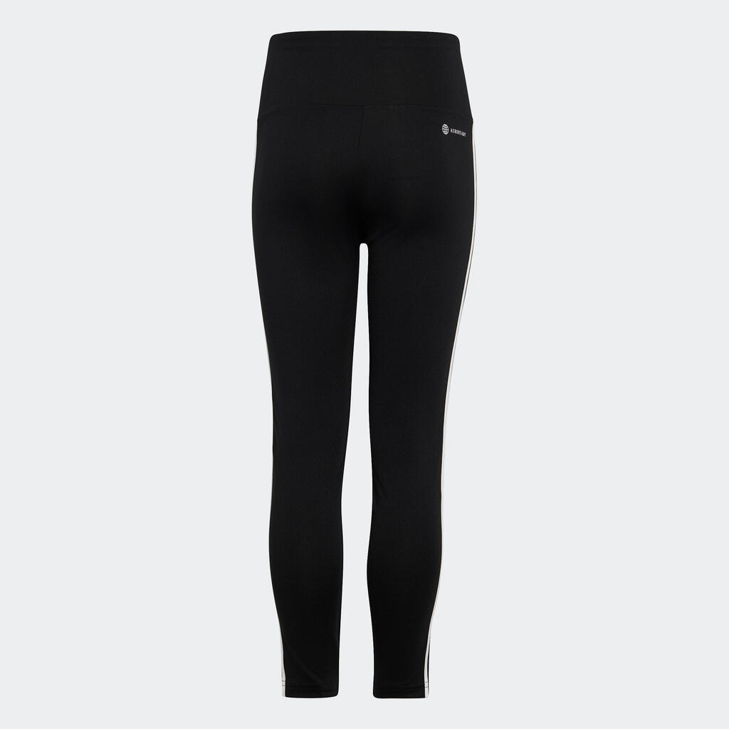 ADIDAS Leggings Kinder Mädchen Synthetik - schwarz/weiss 