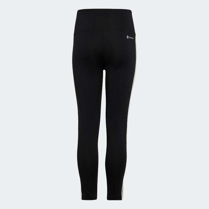 Leggings Sintéticas de Ginástica Menina Preto/Branco