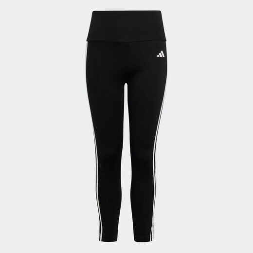 
      Girls' Synthetic Leggings - Black/White
  