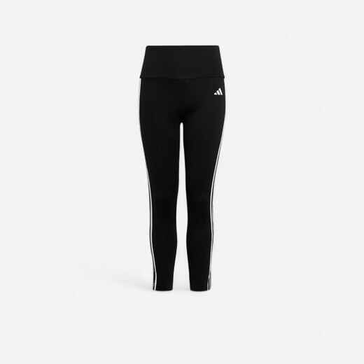 
      Girls' Synthetic Leggings - Black/White
  