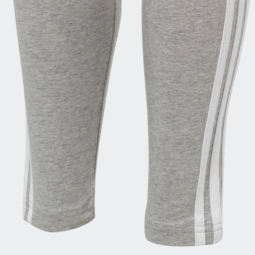 Girls' Cotton Leggings - Grey