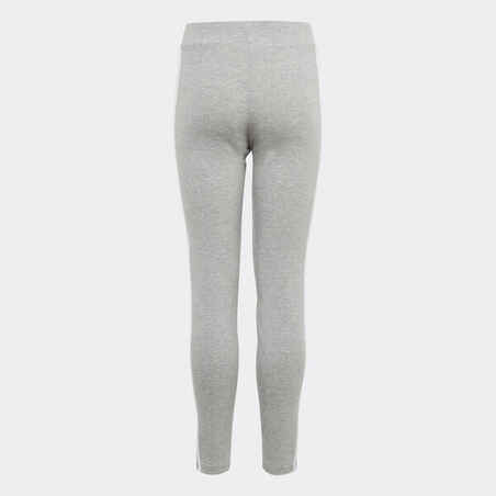 Girls' Cotton Leggings - Grey