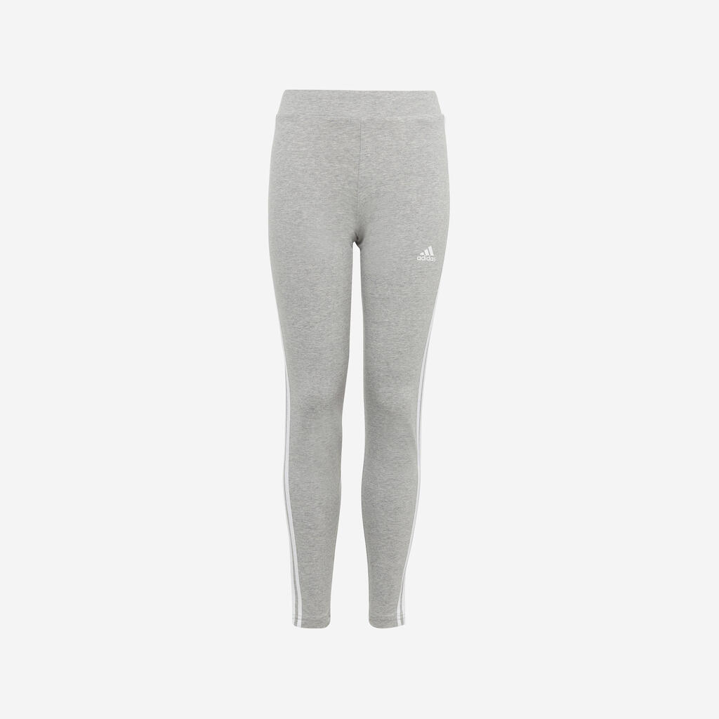 Girls' Cotton Leggings - Grey