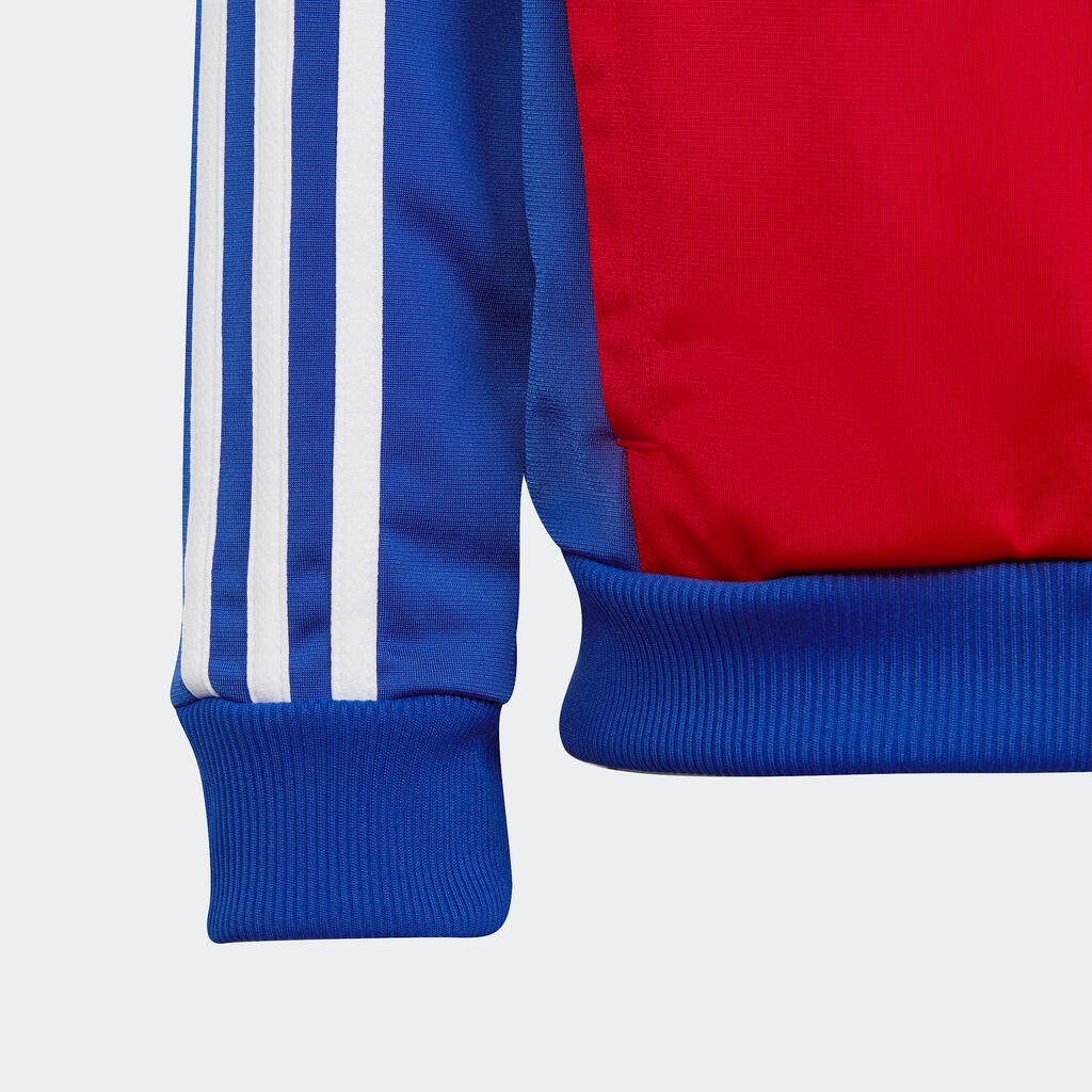 Bērnu sporta treniņtērps “Colourblock”, zils, sarkans
